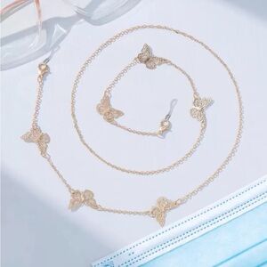 Delicate Butterfly eyewear chain A1672